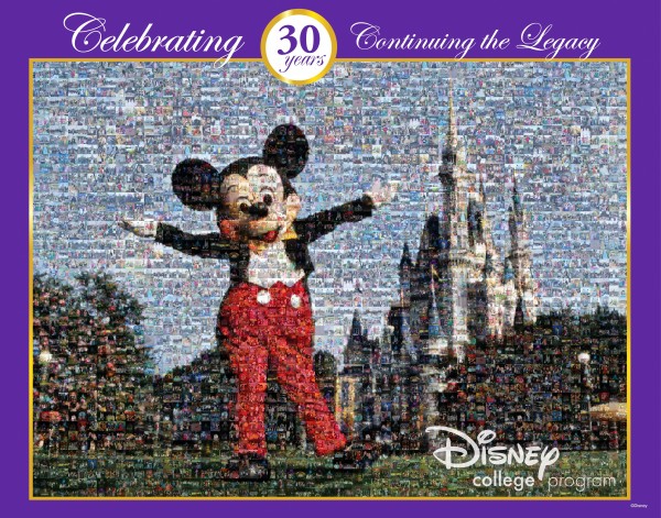 Disney College Program 30th Anniversary Mosaic (Click to See Full Size)
